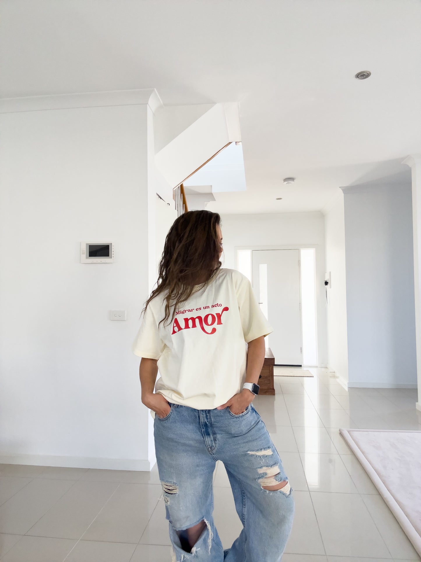 Not lonely heart club oversized T-shirt