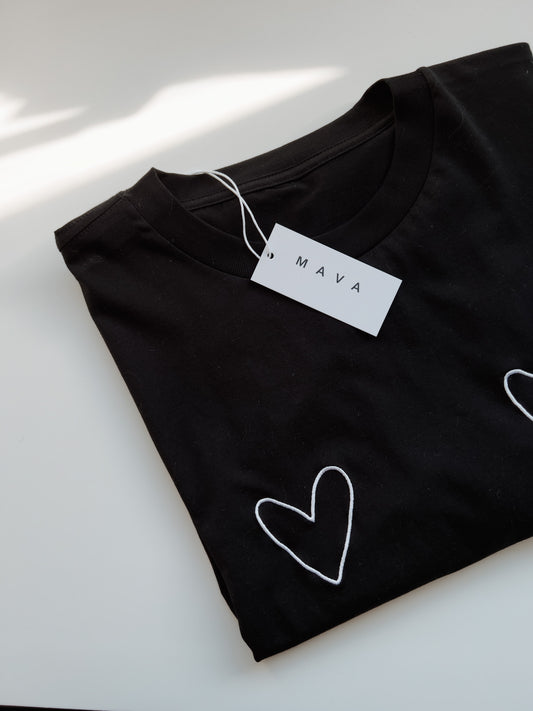 Heart T-shirt - Mava_au